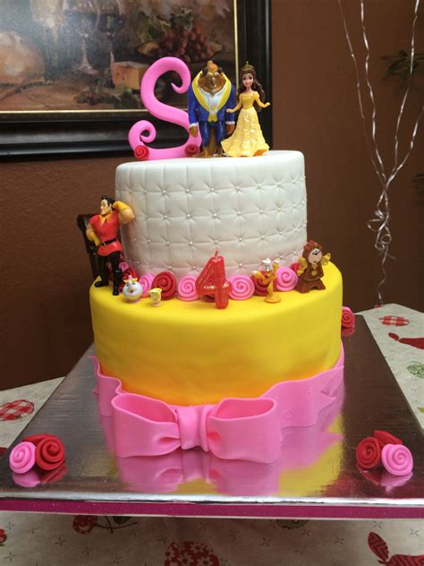 Simple Birthday Cake Beauty And The Beast Cake : Be our guest - beauty