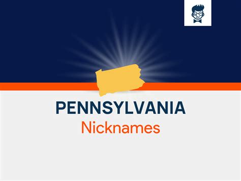 List Of Pennsylvania Nicknames Generator Brandboy