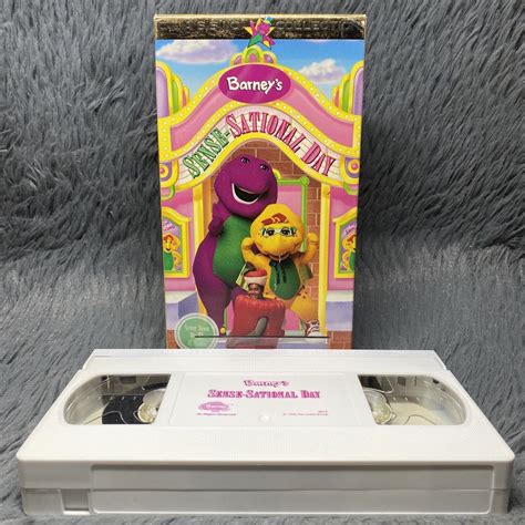 Barney And Friends Sense Sational Day Vhs 1996 Video Tape Pbs Classic