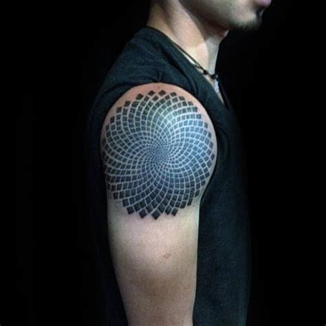 60 Fibonacci Tattoo Designs For Men Spiral Ink Ideas