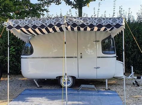 Vintage Camper Awning 8x7 Please Read Entire Etsy Camper Awnings