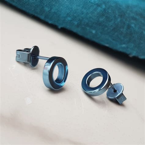 Geometric Titanium Earrings With Titanium Backings Allergy Free No N Catlogix