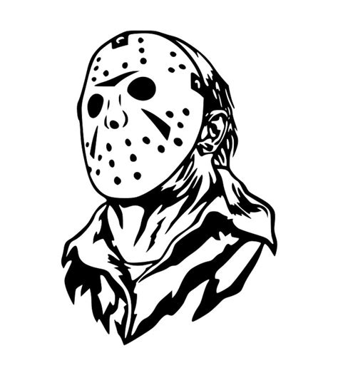 Jason Voorhees Halloween Svg For Craft Machines Cricut Cameo Etsy