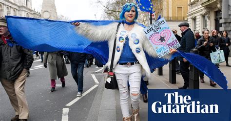 Flag Wavers To Silent Protests Brexit Day In Pictures Politics The Guardian