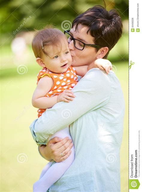 Mother And Baby In Park Stock Photo Image Of Parent