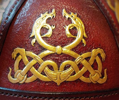 Digital Celtic Dragon Leather Tooling Pattern Etsy