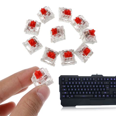 10pcs 3 Pin Mechanical Keyboard Switch Red Replacement Shopee Philippines