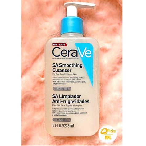 Cerave Sa Salicylic Acid Smoothing Cleanser Bumpy Skin 236ml Shopee