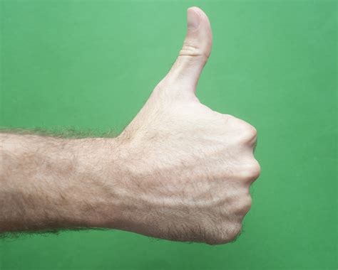 Free Image Of Man Hand Showing Thumbs Up Sign Freebiephotography