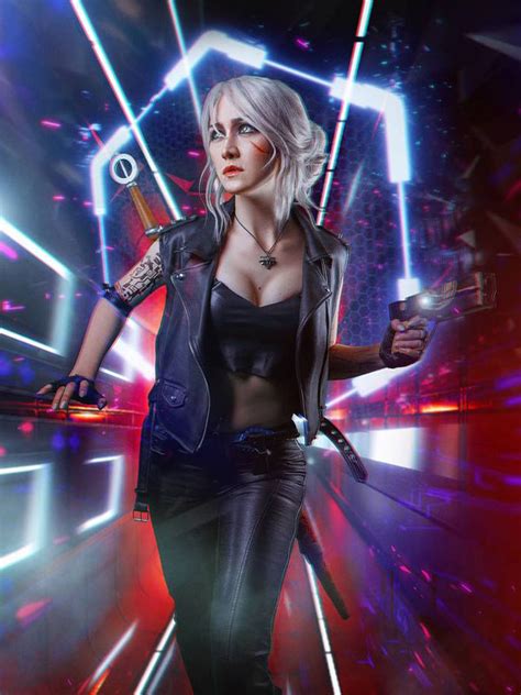 Buy Now Ciri Cyberpunk 2077 Leather Vest Black Biker Style In 2020