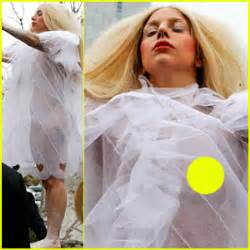 Lady Gaga Covers Naked Body With Sheer Cover Up In Berlin Lady Gaga