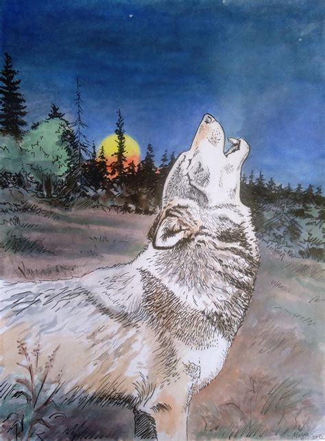 Howling Wolf By Munchengirl On Deviantart