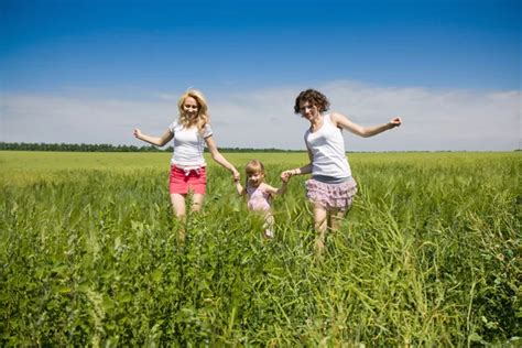 Families Have Fun In The Field Stock Image Everypixel