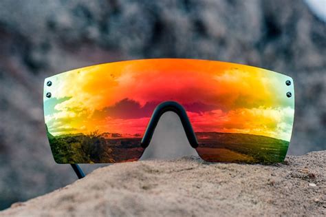 Lazer Face Z87 Single Lens Sunglasses Sunblast Heat Wave Visual