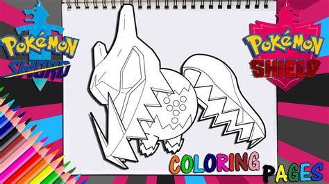 Pokemon Sword And Shield Regidrago Coloring Page Pokémon Sword And