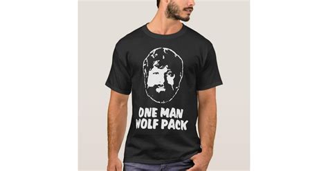 The Hangover One Man Wolf Pack Funny Movie Wolf T Shirt