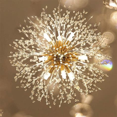 Modern Firework Chandeliers Crystal Chandelier Pendant Lighting Ceiling Lights Fixtures For