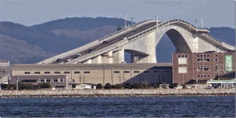 The Eshima Ohashi Bridge In Japan Has A 61 Grade Slope Rthatsinsane