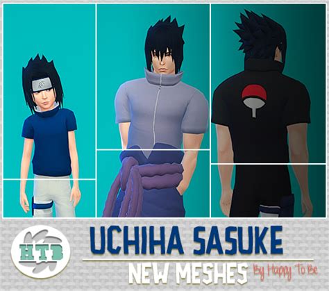The Sims 4 Sasuke Uchiha By Narutothesims On Devianta