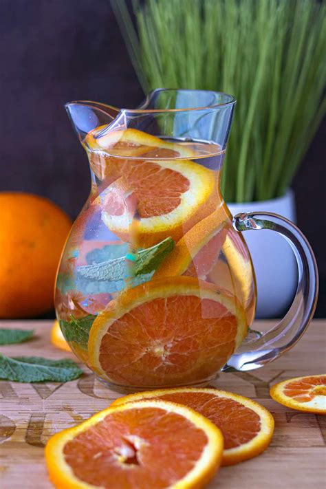 Super Delicious Orange Infused Water Savory Thoughts