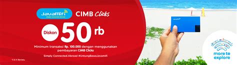 You are simply a click away from managing your account(s) online. Promo CIMB Clicks