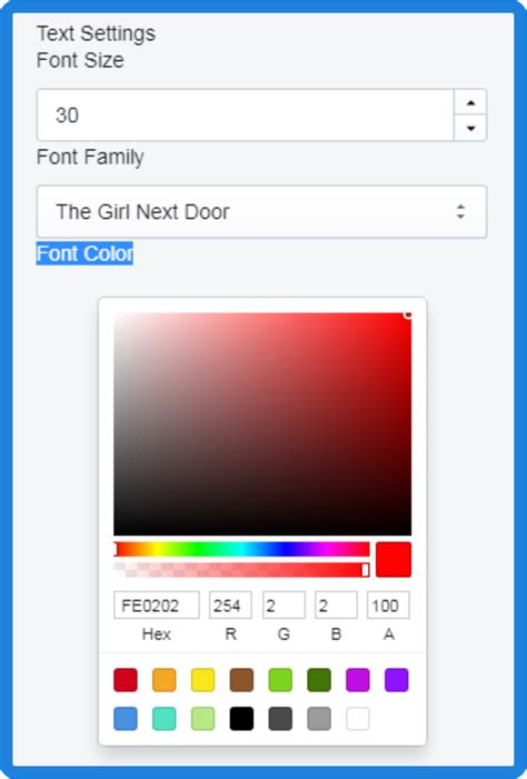 Font_sett - Custom Product Builder By Buildateam. Build Your Own Product Configurator.. Product ...