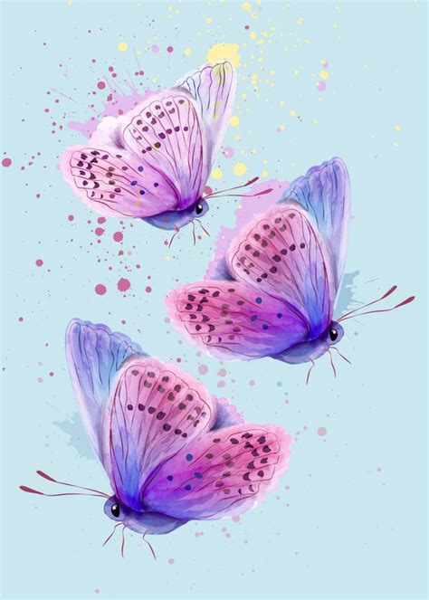 Butterfly Poster Print By Queensy Collin Displate In 2020