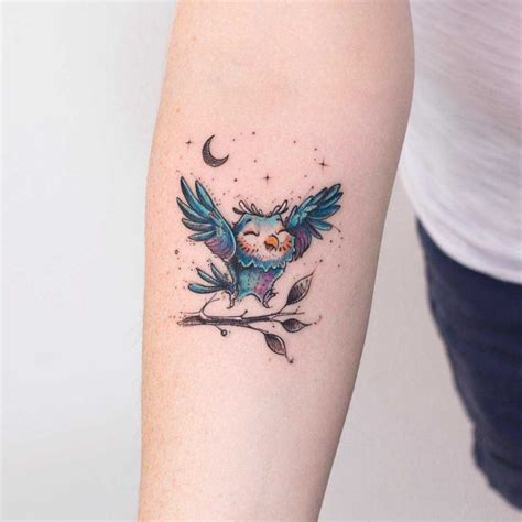 Small Cute Owl Tattoo On Arm Best Tattoo Ideas Gallery