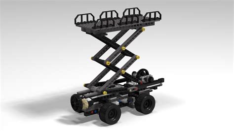 Lego Moc Scissor Lift By Tomek79pl Rebrickable Build With Lego