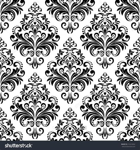 Black and white floral tiled wallpaper floral pattern flower rose ornamental background flourish texture with summer flower bouquet. Wallpaper In The Style Of Baroque. Floral Pattern. A ...