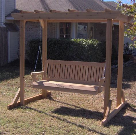 This item combines an all cedar garden arbor with one of our hand ...