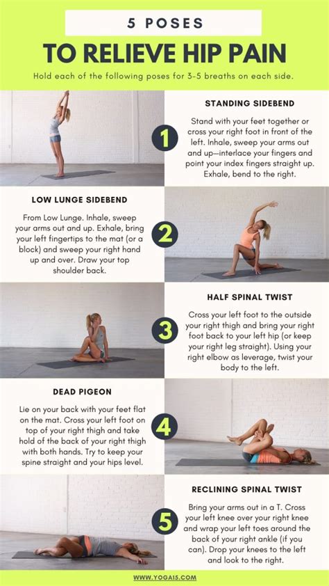 Best Yoga Stretches For Hip Pain Yoga