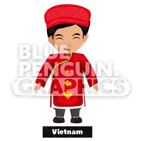 cute-boy-with-traditional-costume-from-vietnam-vector