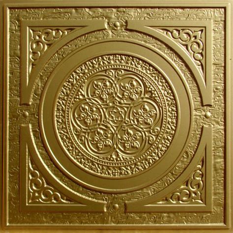 Steampunk Faux Tin Ceiling Tile 24 In X 24 In 225