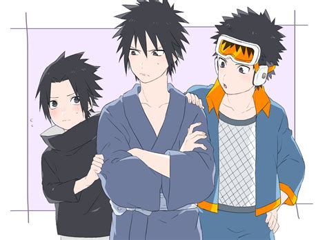 Uchiha Sasuke Madara And Obito Naruto Naruto Anime Naruto Bonito