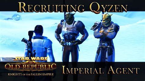Recruiting Qyzen Stalking The Score Knights Of The Fallen Empire