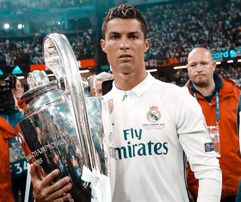 Download Cristiano Ronaldo With Ucl Trophy Wallpapers Bhmpics