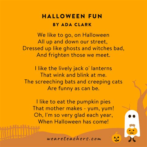 The Best Halloween Poems For Kids And Students Of All Ages
