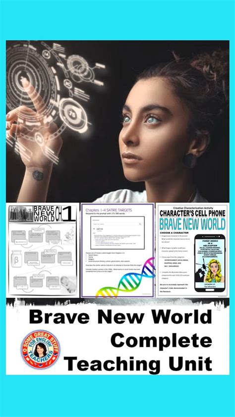 brave new world complete teaching unit for high school ela brave new world literature lessons