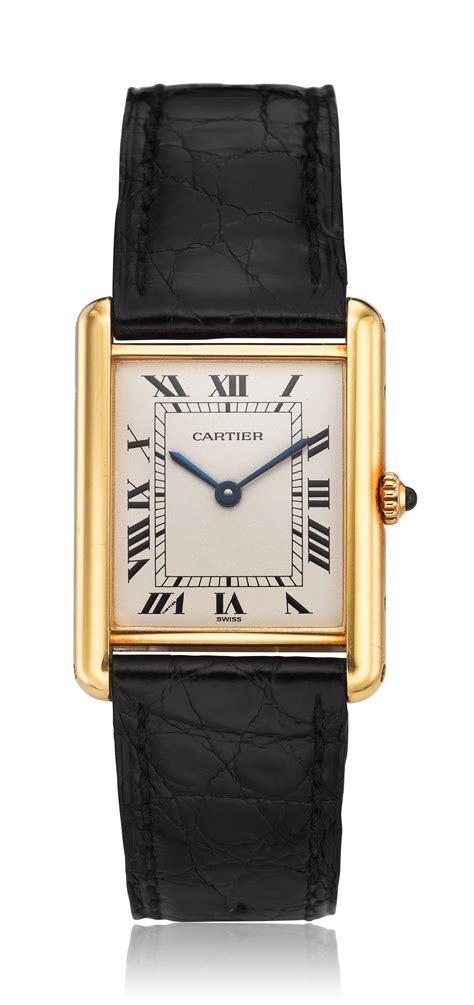 Cartier Tank Quartz 18k Gold Watch Christies