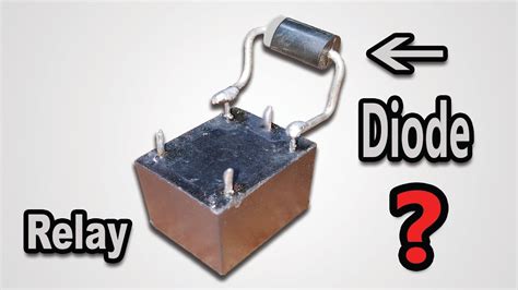 Why Diode Is Needed Used Necessary Mandatory In Relay Full Explain
