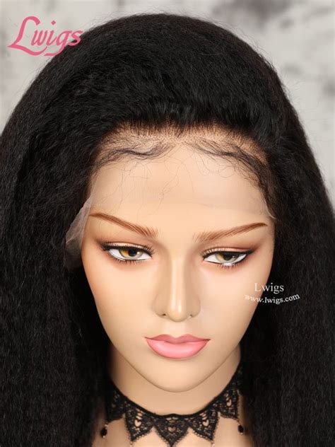 New Style Dream Swiss Lace Kinky Straight 360 Lace Wig 100 Virgin