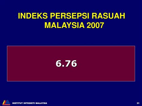 Adalah dipohon kerjasama tuan / puan untuk menjawab kajian indeks kesejahteraan psikologi dan keterlibatan pegawai perkhidmatan awam 2020. PPT - PELAN INTEGRITI NASIONAL PowerPoint Presentation ...