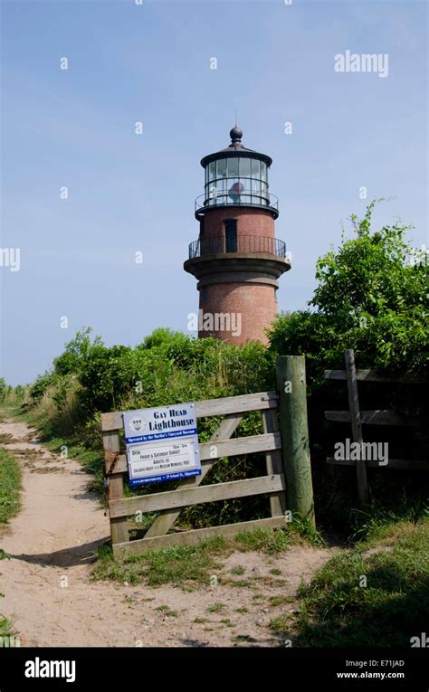 Usa Massachusetts Marthas Vineyard Aquinnah Gay Head Lighthouse