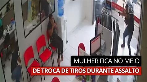 VÍdeo Mulher Sobrevive Durante Troca De Tiros Dentro De Loja Em São Luís Maranhão G1