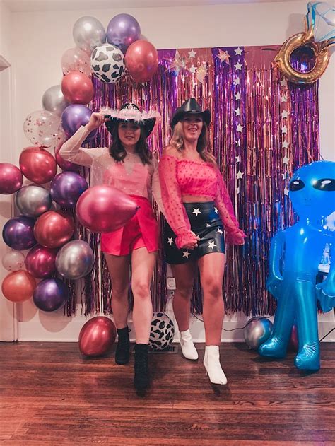 Space Cowgirl Costume Cowgirl Bachelorette Party Outfits Cowgirl
