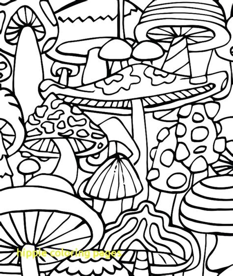 Hippie Coloring Pages At Free Printable Colorings