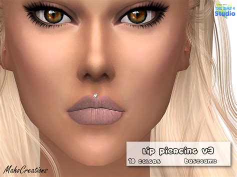 The Sims Resource Lip Piercing V3