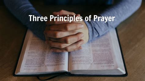 Three Principles Of Prayer Boston Baptist Church Boston Georgia