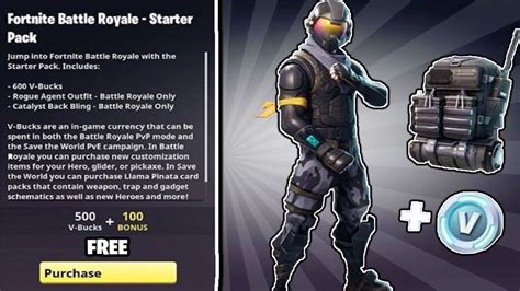 How To Get Rogue Agent Starter Pack In Fortnite Youtube